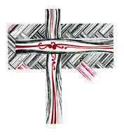 Woven Flax Cross